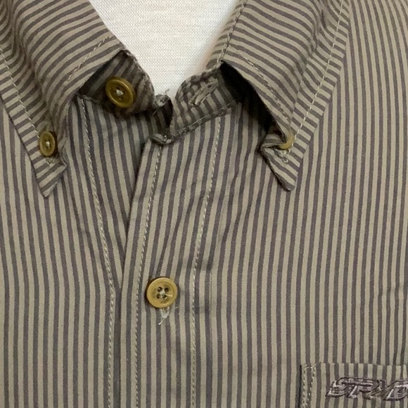 Spyder Stripe shirt MECHANIC - Brown/Khaki - Picture 4 of 13